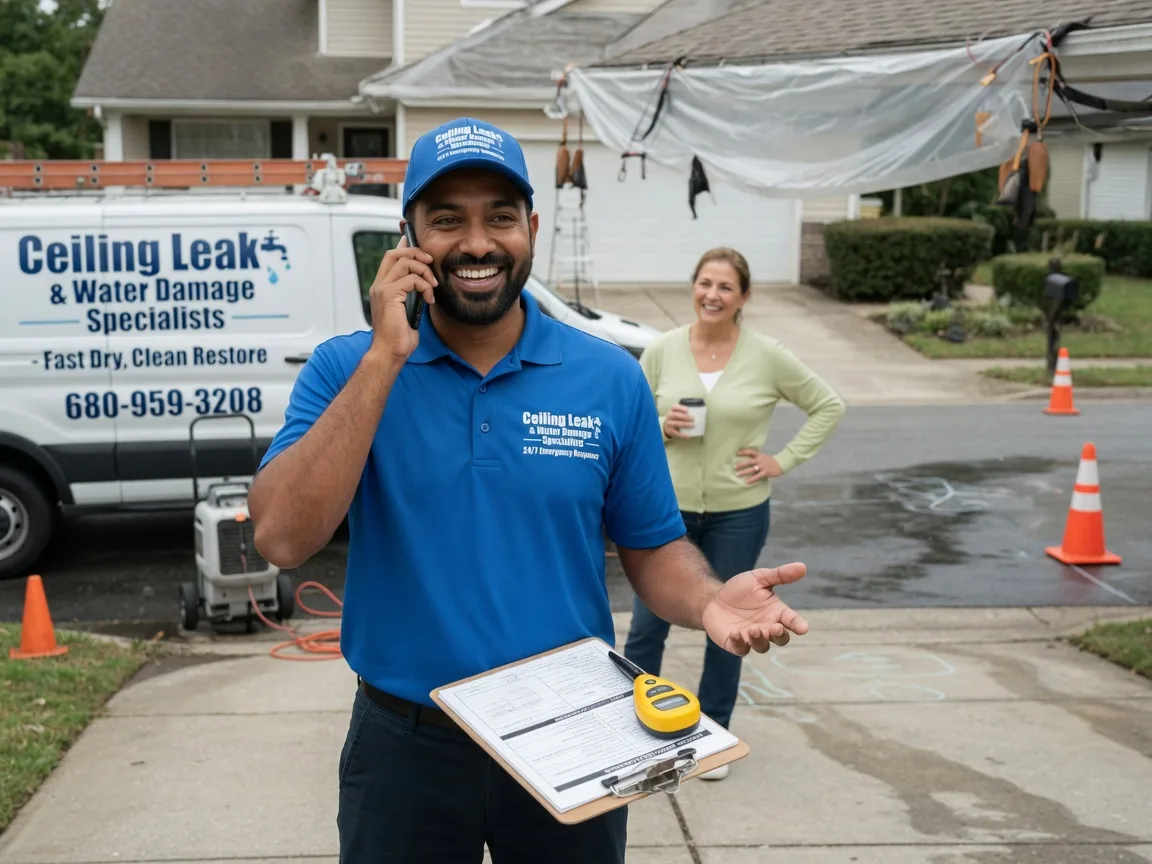Ceiling Leak Cleanup Rome, OH FAQs